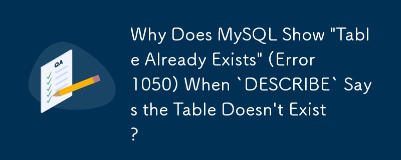 Why Does MySQL Show 