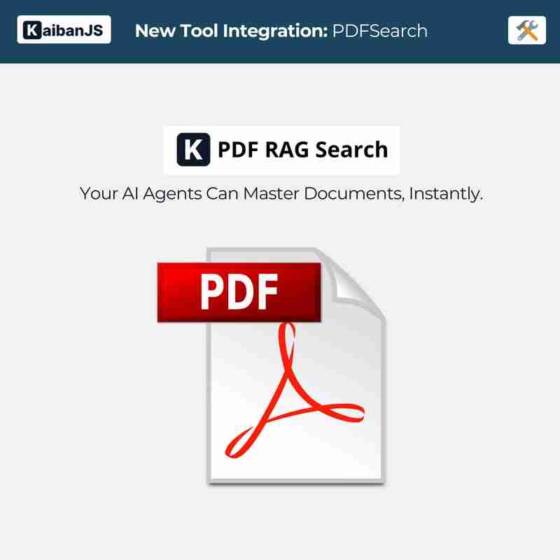 Analyzing Documents Seamlessly with the PDF RAG Tool in KaibanJS
