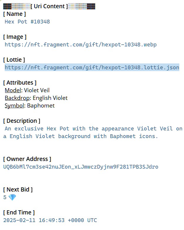 How to Display NFT Gift Animations in Telegram