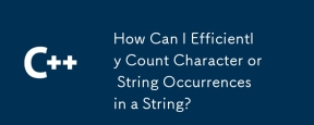 How Can I Efficiently Count Character or String Occurrences in a String?