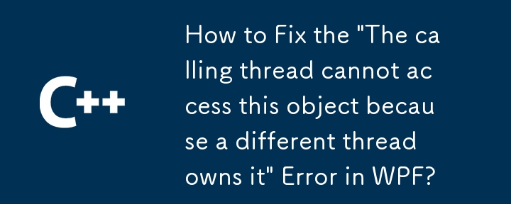How to Fix the 