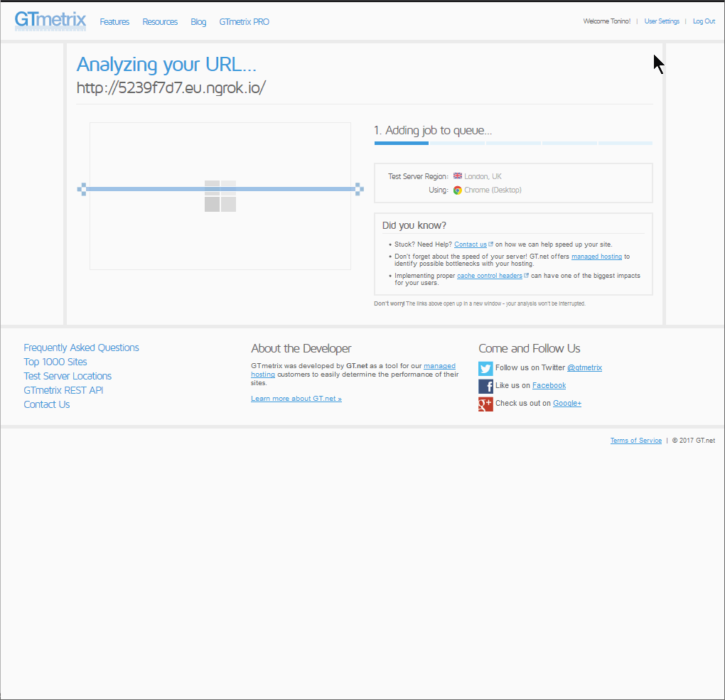 Improving Performance Perception with Pingdom and GTmetrix 