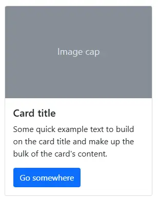 Bootstrap Card Component: a Complete Introduction-CSS Tutorial-php.cn