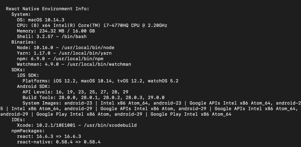Debugging React Nativeの6つのツール