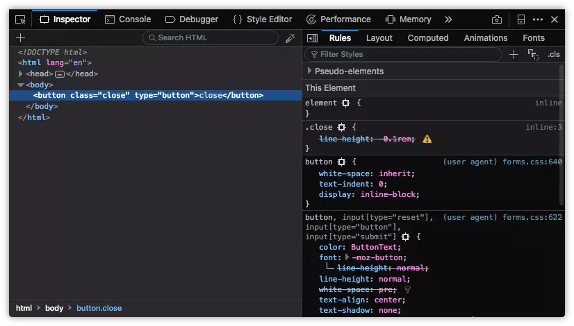 CSS Debugging and Optimization: Browser-based Developer Tools