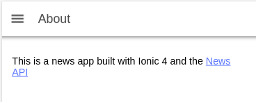 So erstellen Sie eine Nachrichten -App mit Ionic 4 & Angular