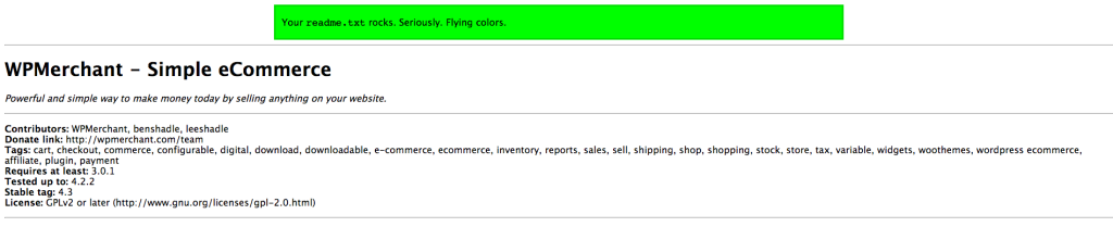 Publishing a Plugin to the WordPress Plugin Directory