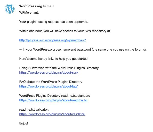 Publishing a Plugin to the WordPress Plugin Directory