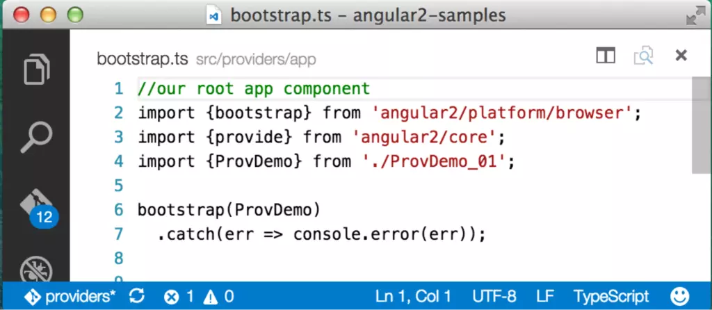Angular 2 Components and Providers: Classes, Factories & Values