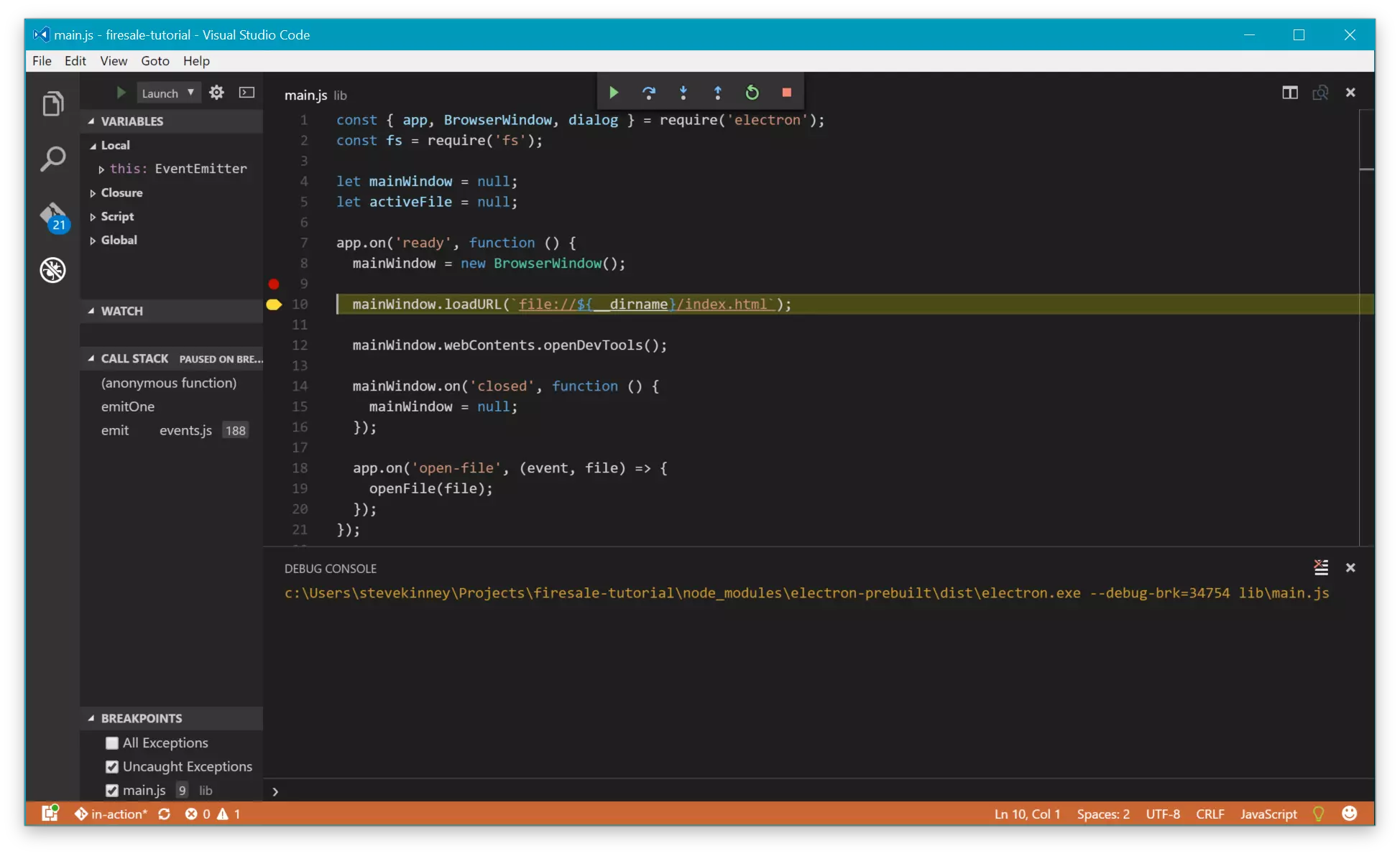 Tips and Tricks for Debugging Electron Applications