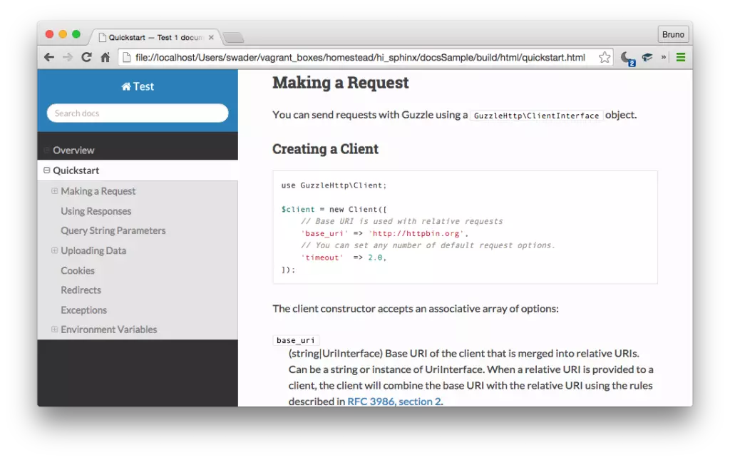 Using Sphinx for PHP Project Documentation-PHP Tutorial-php.cn