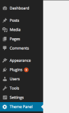 Créer une page de paramètres de thème WP avec l'API Paramètres