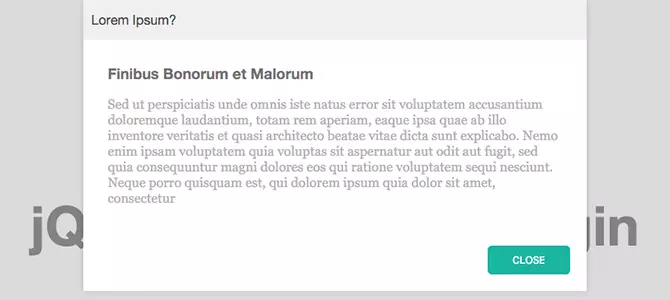 14 jQuery Modal Dialog Boxes-JS Tutorial-php.cn