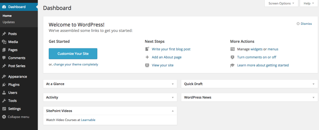 An Introduction to the WordPress Dashboard Widgets API