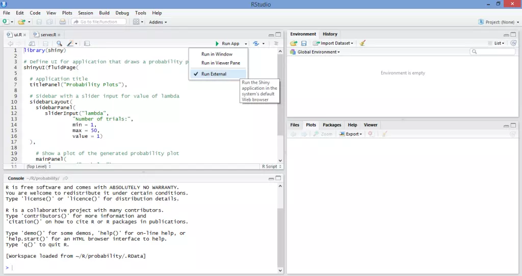 Shiny r and html merging data science and web development it industry