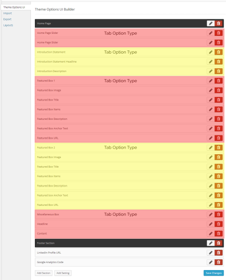 OptionTree - Pilihan Lanjutan