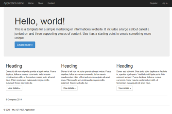 Visual Studio Community 2015: Configuration d'un site