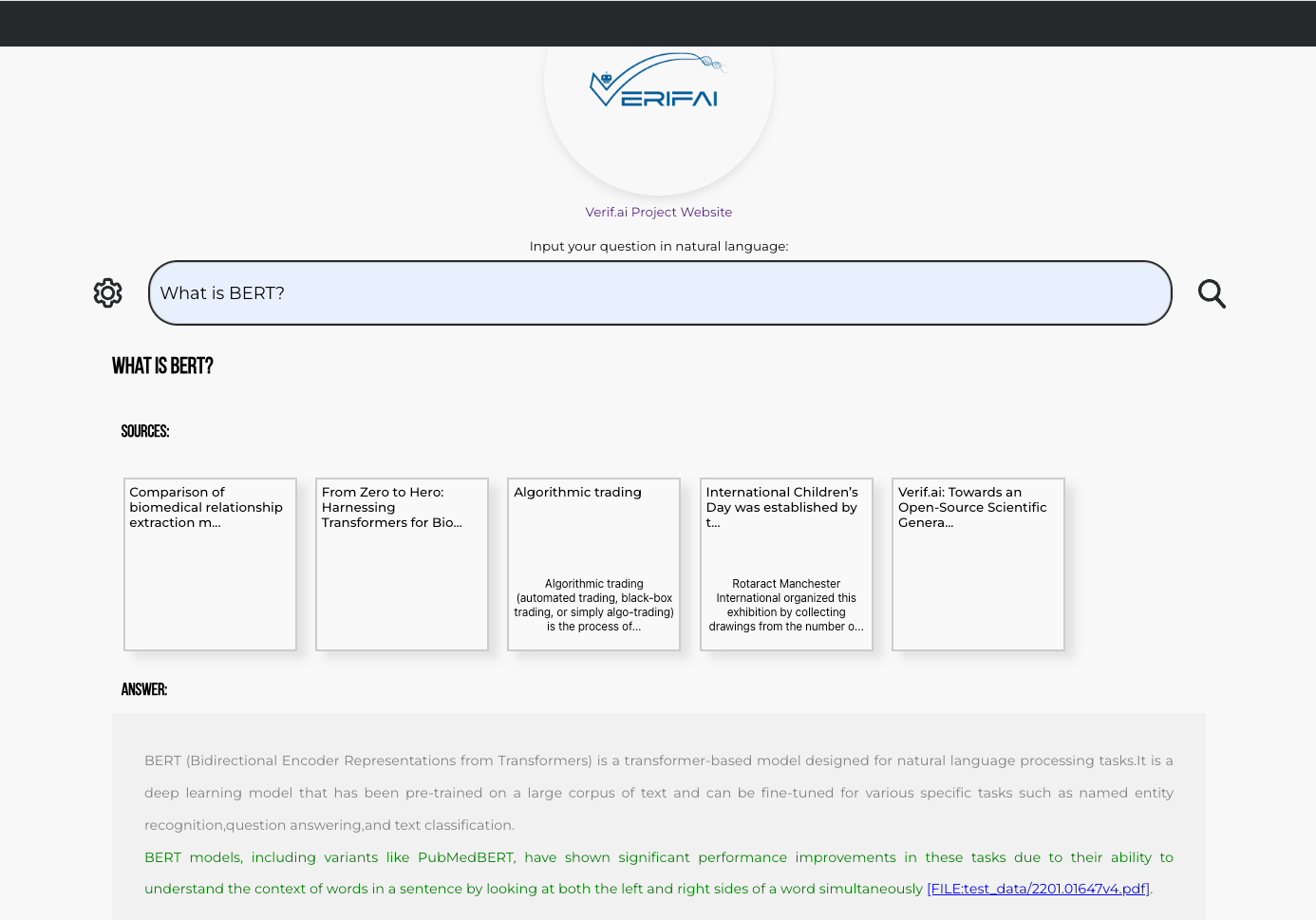 How to Easily Deploy a Local Generative Search Engine Using VerifAI