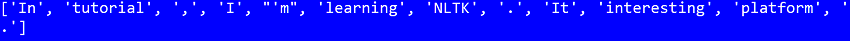 Introducing the Natural Language Toolkit (NLTK)