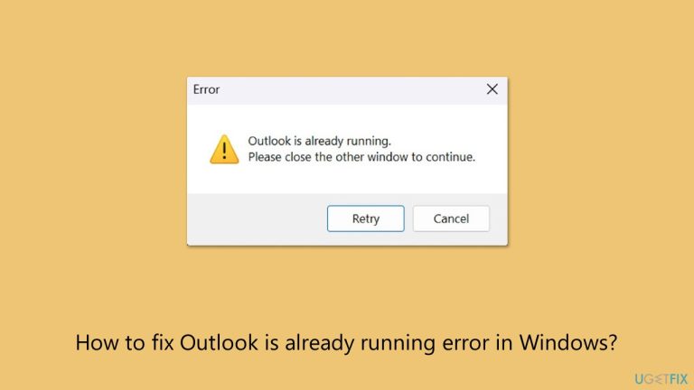 How to fix Outlook is already running error in Windows?-Troubleshooting ...