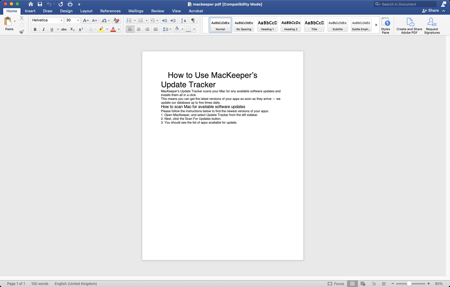 How to Convert PDF to Word on Mac? How to Change It?