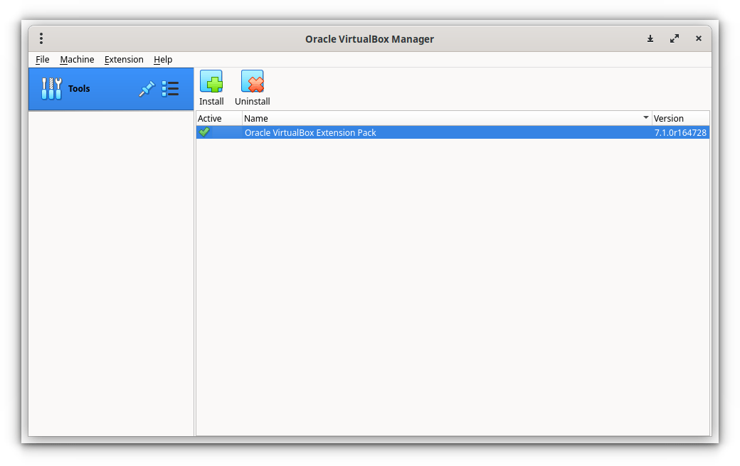 debian 12 linuxにOracle Virtualbox 7.1をインストールする方法マシン。