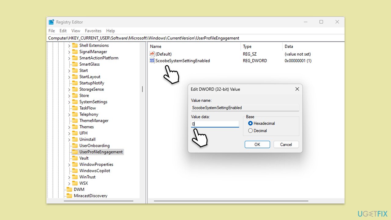 スタートメニューでバックアップリマインダーを無効にする方法は?