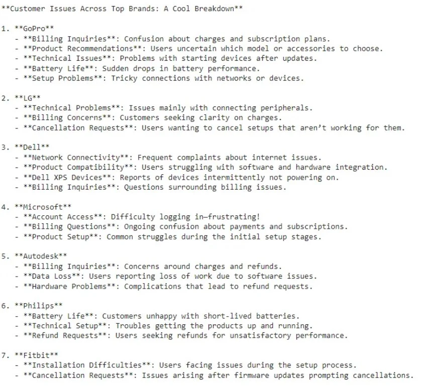 Agentic RAG for Analyzing Customer Issues