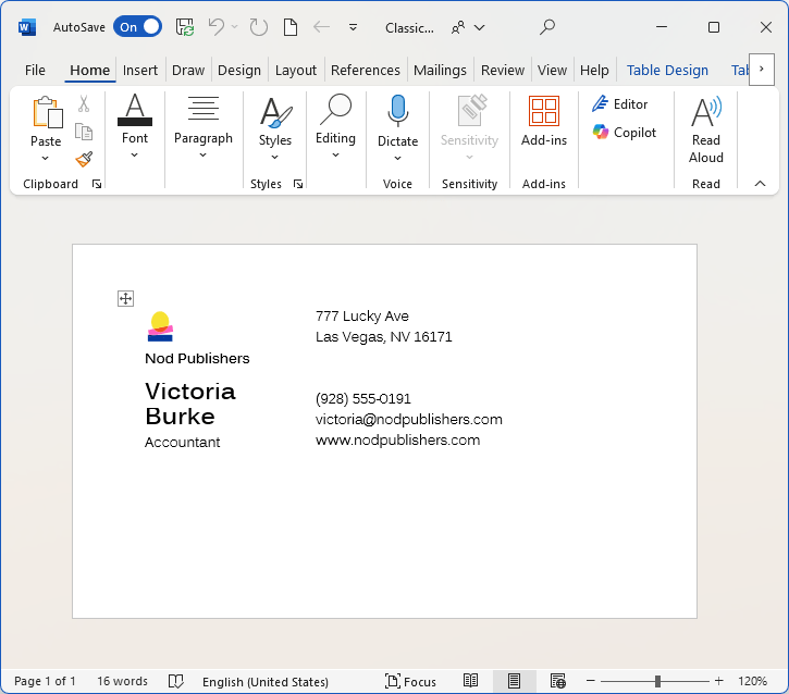 Outlook signature templates: customize visually or using HTML