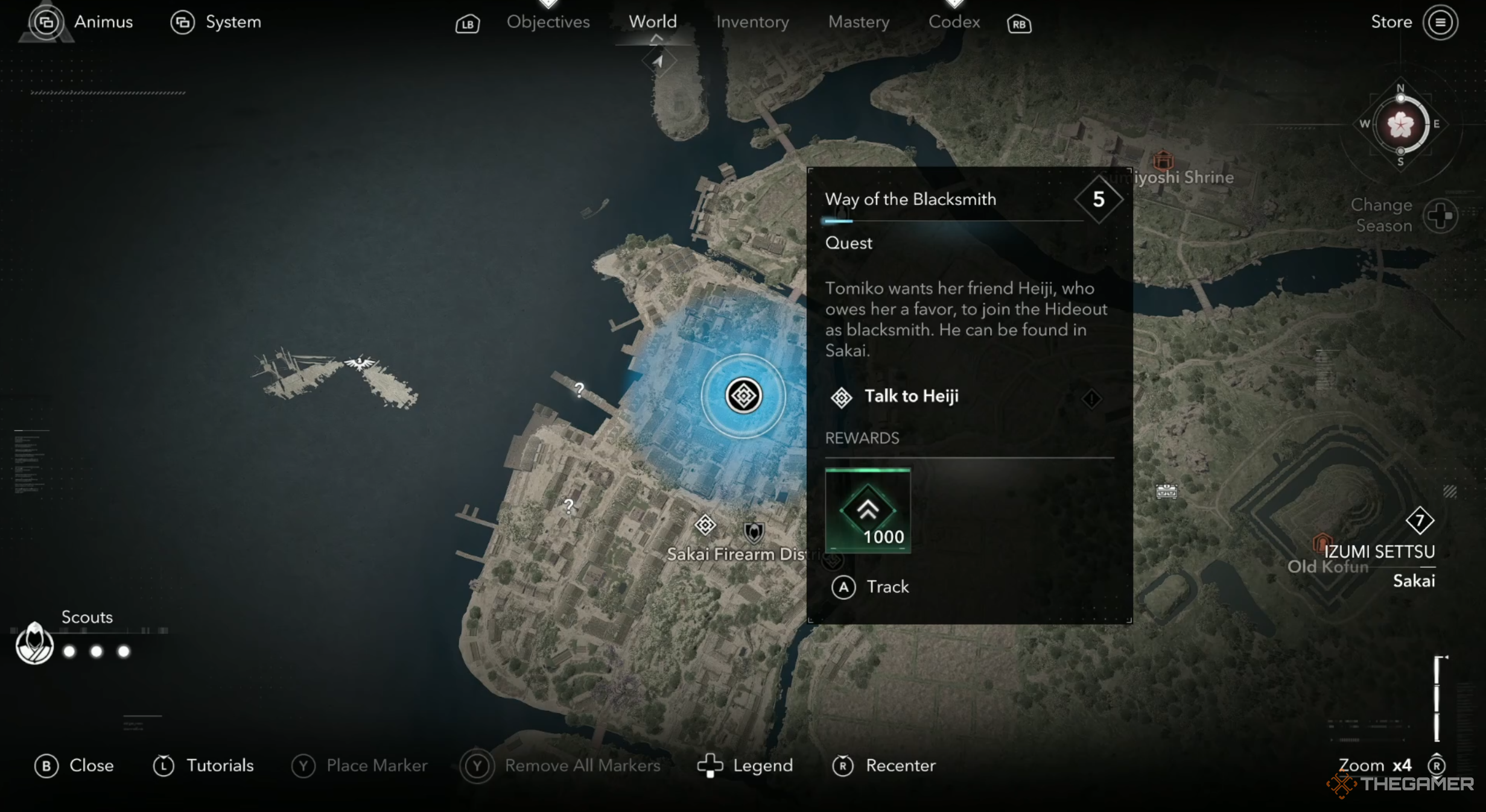 Assassin's Creed Shadows - How To Find The Blacksmith And Unlock Weapon And Armour Customisation