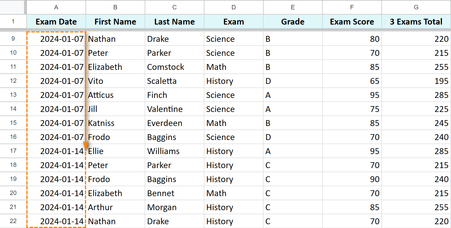 All you need to know to sort any data in Google Sheets