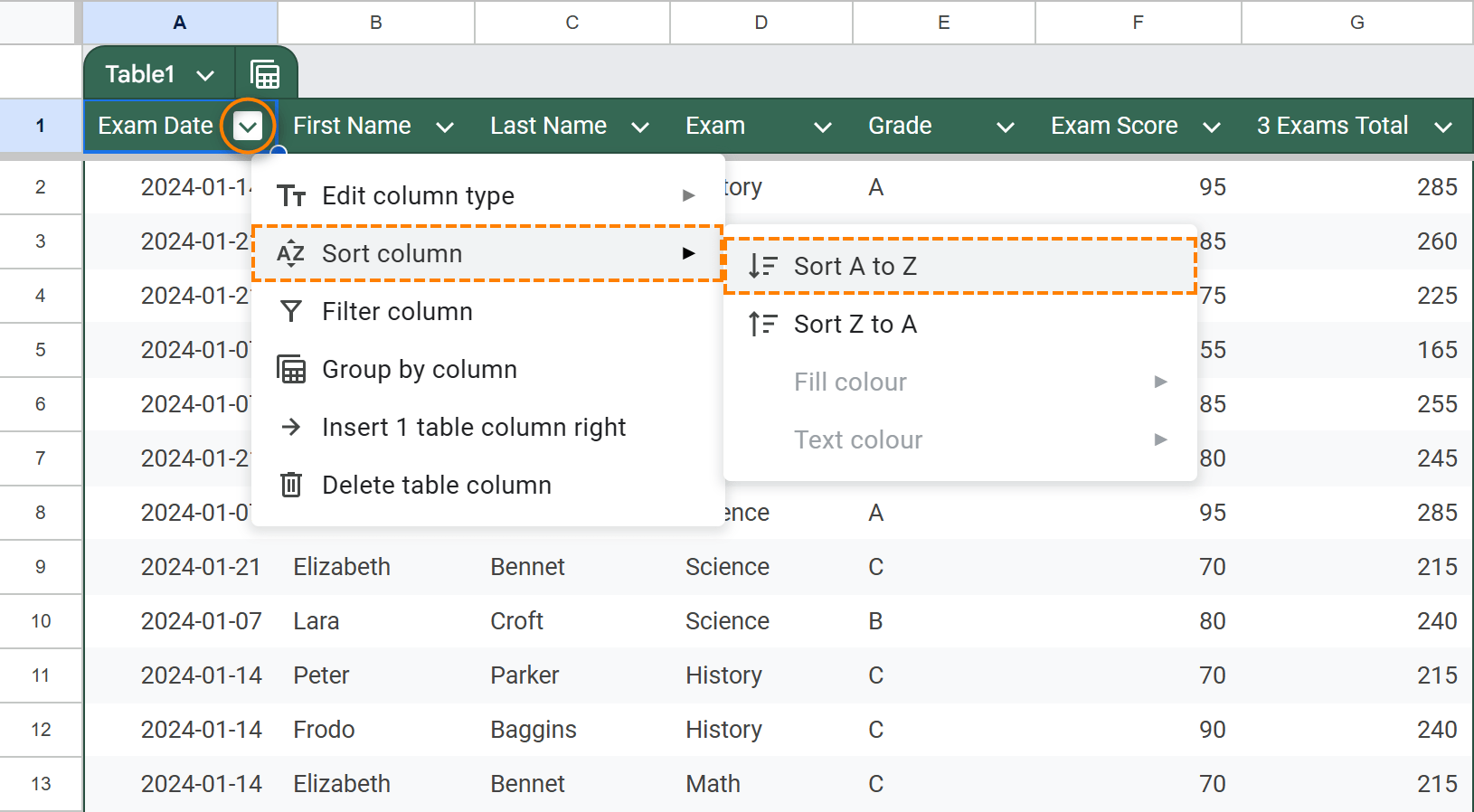 All you need to know to sort any data in Google Sheets