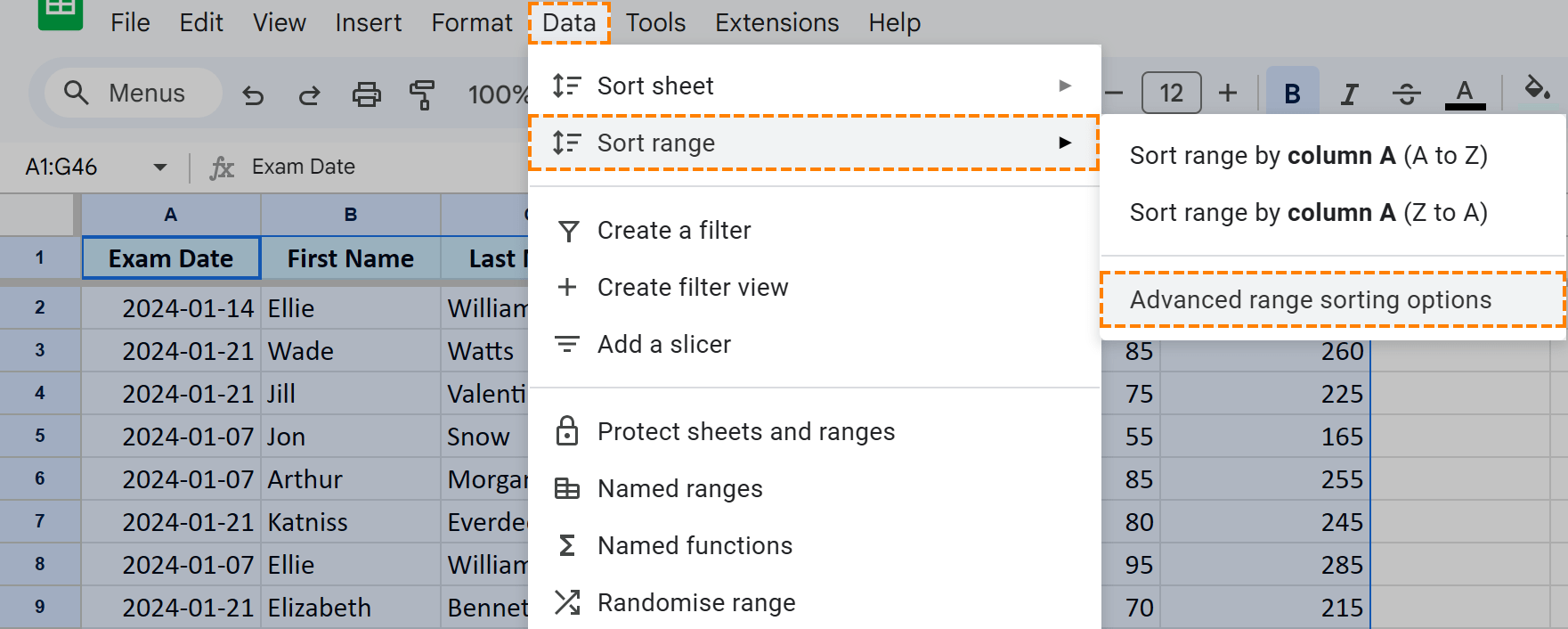 All you need to know to sort any data in Google Sheets