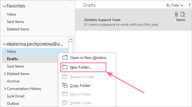 Attach files to Outlook drafts and use them as email templates