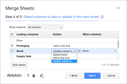 INDEX MATCH in Google Sheets – another way for vertical lookup