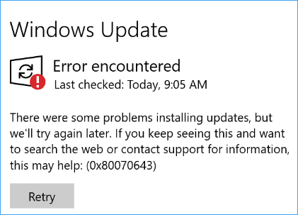 How to Use PowerShell Script for Windows 10 0x80070643 Error?