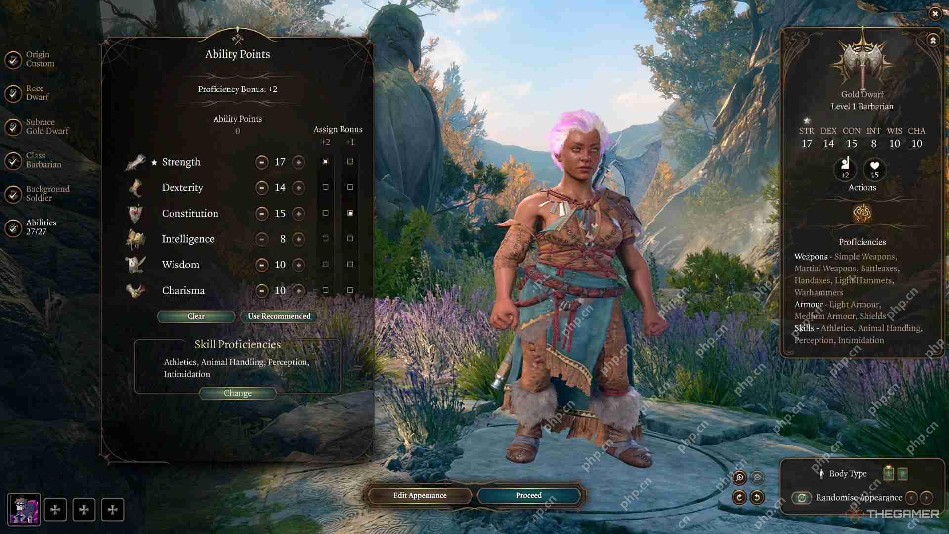 Baldur's Gate 3: Best Path Of The Giants Barbarian Build