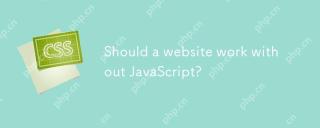 Should a website work without JavaScript?