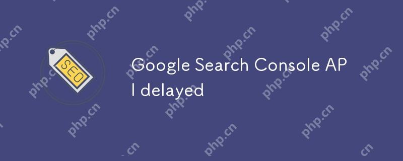 Google搜索控制台API延迟