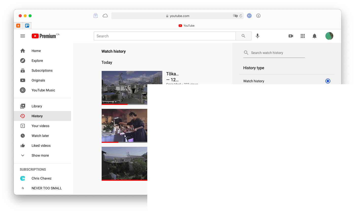 How to clear YouTube history completely – Setapp