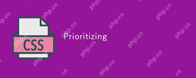 Prioritizing 