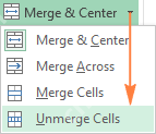 Merge and combine cells in Excel without losing data