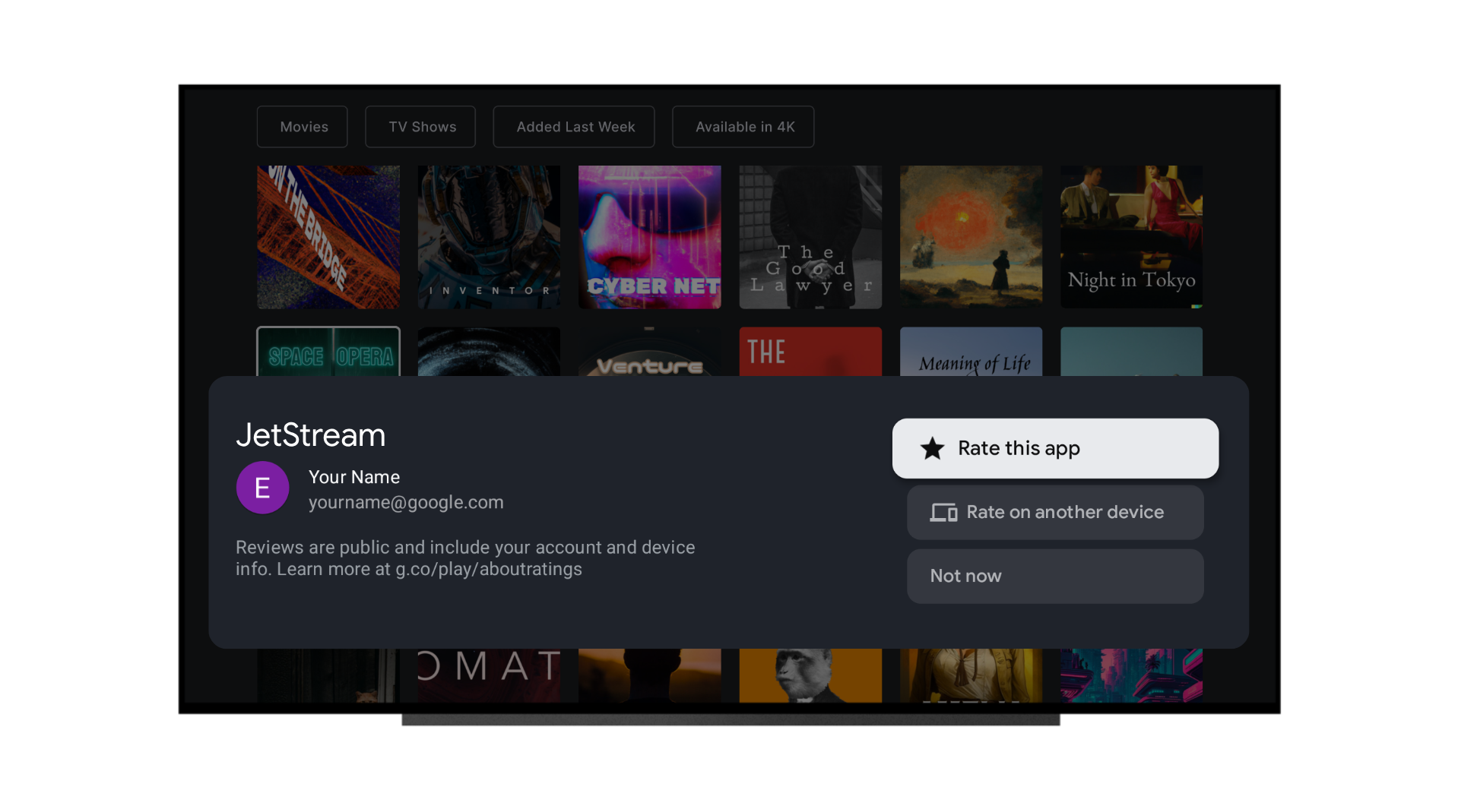 Google TVs Now Have Those Annoying App Review Popups