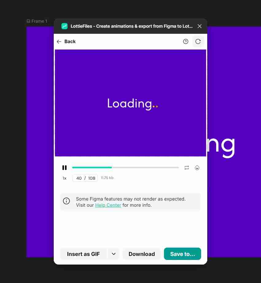 How to use Lotties in Figma