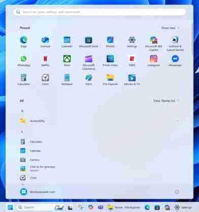 Windows 11 new Start menu won't let you create new Categories, clubs apps as