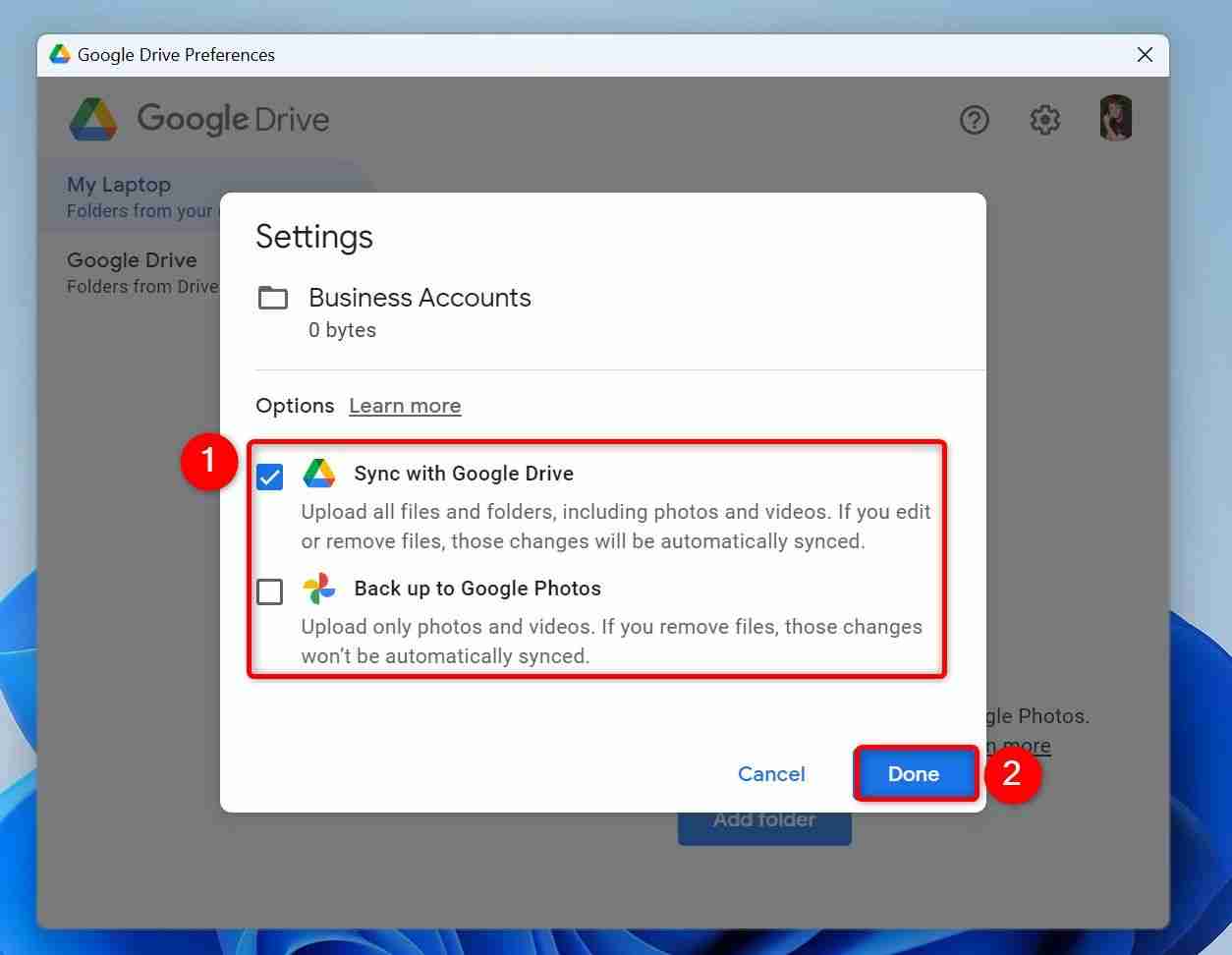 How I Get Google Drive to Automatically Sync New Windows 11 Files