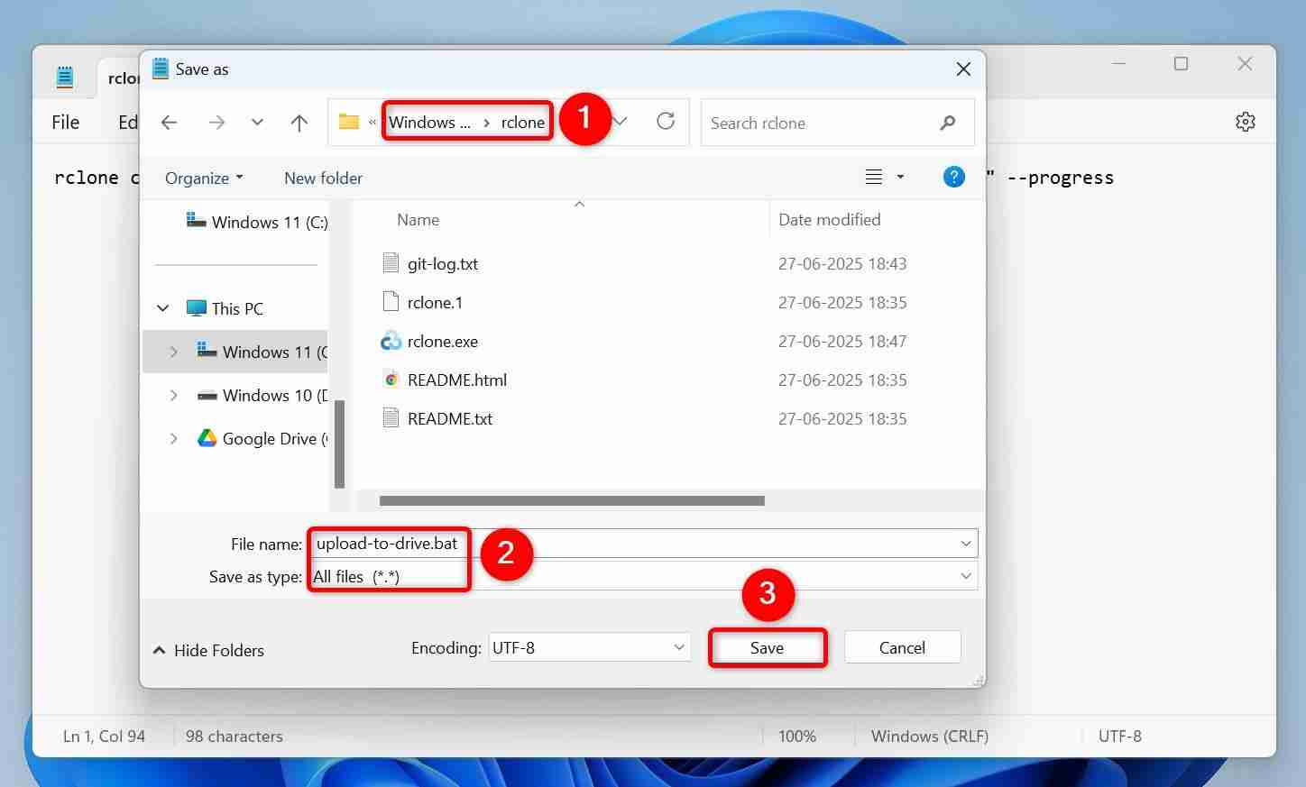 How I Get Google Drive to Automatically Sync New Windows 11 Files