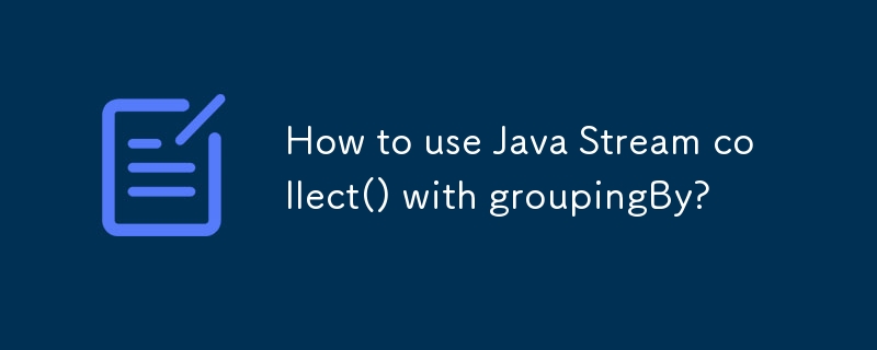 How to use Java Stream collect - 175211958223193 