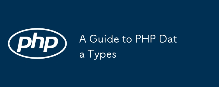 A Guide to PHP Data Types-PHP Tutorial-php.cn