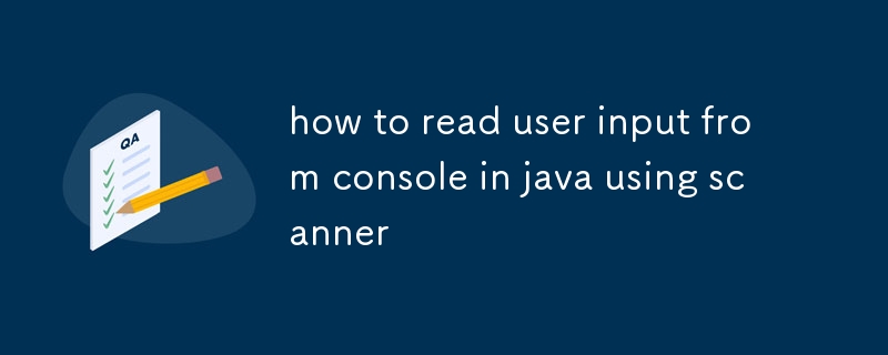 how to read user input from console in java using scanner-javaTutorial ...